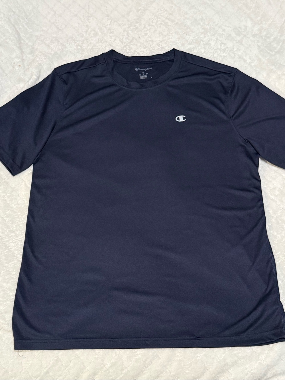 Champion Men's Navy Athletic Short Sleeve Tee